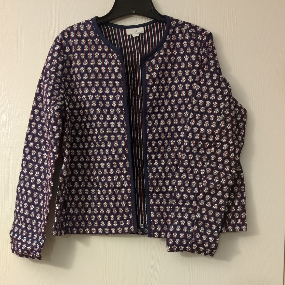 JJill Floral Patterned Jacket. Size S.  Brand New No Tags
